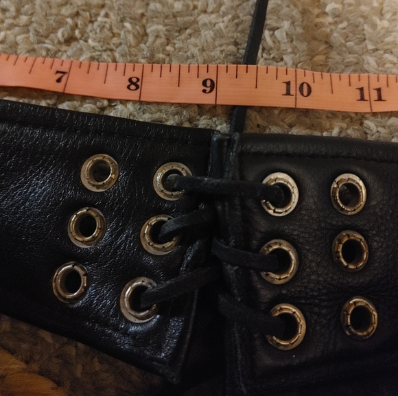 Xpert leather motorcycle chaps size medium NWT - Picture 11 of 11